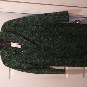 NWT J. Crew Collection Green Daphne Peacoat Jacket Gorgeous!